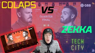 Colaps 🇫🇷 vs Zekka 🇪🇸 | GRAND BEATBOX BATTLE 2021: | Quarter Final REACTION! #beatboxreaction