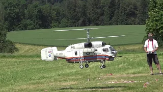 HUGE RC TURBINE SCALE HELICOPTER KAMOV KA-32A FIRE FIGHTER MODEL WITH HIGH DETAILED ADDONS