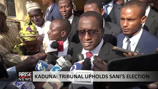 KADUNA: TRIBUNAL UPHOLDS SANI'S ELECTION