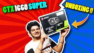 MSI GeForce GTX 1660 SUPER UNBOXING IN [HINDI] 2022 | MD Computers delivery review