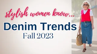 The Hottest Denim Trends for Women This Fall || What jeans are in style for fall 2023???