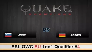 dibe vs zanes | 1on1 QWC Qualifier #4 Europe