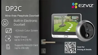 DP2C - Wire-free Peephole Doorbell