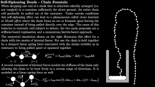 Self-Siphoning Beads - Chain Fountain