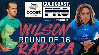 Julian Wilson vs Nolan Rapoza | Boost Mobile Gold Coast Pro - Round of 16 Heat Replay