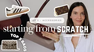 The ONLY 15 Accessories You Need✨Starting my capsule wardrobe from scratch - shoes, bags & jewellery