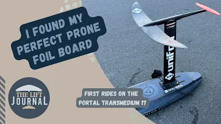I FOUND MY PERFECT PRONE FOIL BOARD (First rides on the Portal Trans Medium 17)