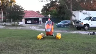 Mosquito helicopter test flight