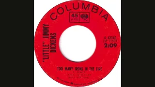 "Little" Jimmy Dickens "Too Many Irons in the Fire" mono vinyl 45