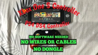 Connect Xbox One S and PS4 Controller to Nintendo Switch without any cable or dongle