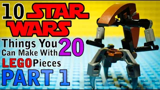 10 Star Wars things You Can Make With 20 Lego Pieces Part 1