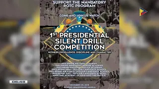 1st Presidential Silent Drill Competition, isasagawa