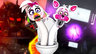 MORE Skibidi Toilet Real REACTIONS with Funtime Foxy and Glamrock Chica