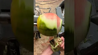 The BEST way to peel a watermelon! #shorts