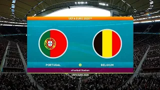 Portugal VS Belgium | Euro 2020 |🔥Dramatic Match | PS4 |