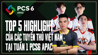 2 siêu phẩm nade của Haisaki, ShinV - Sololzy clutch 1vs4 mãn nhãn| Top 5 Highlight PCS6 APAC tuần 1