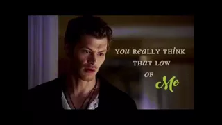 Klaus and Caroline ["are you going to kill me?"]