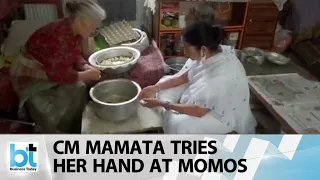 Watch: CM Mamata Banerjee prepares momos at a local stall in Darjeeling