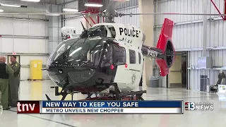 LVMPD shows off new search-and-rescue helicopter