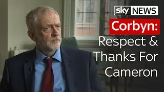 Corbyn: Respect & Thanks For Cameron