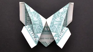 My MONEY BOOKMARK "BUTTERFLY" | Easy Dollar Origami | Tutorial DIY by NProkuda