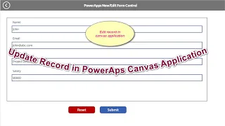 How to update Records in PowerApps | PowerApps Tutorial | What is PowerApps?