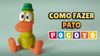 🔴DIY how to make Pato Duck - POCOYO - Easy Polymer Clay, Fondant cake Tutorial