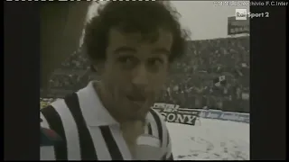 JUVENTUS vs INTER 2 0 1983 84 highlights goals by  Platini and Vignola