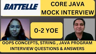 Battelle Java Interview Questions | Core Java Interview Questions