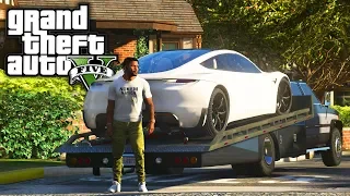 Tesla Roadster Drop Off! GTA 5 Real Hood Life 3 #33 (Real Life Mod)