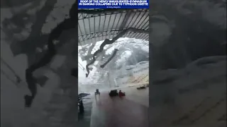 Siargao Sports Complex Gymnasium destroyed by Typhoon Odette