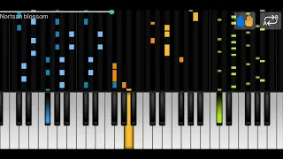 Nortsan - Blossom Piano Cover/tutorial + midi/sheets