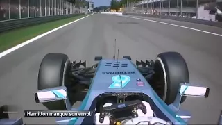 F1 2014 Lewis Hamilton on board bad start Monza