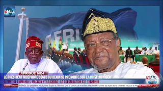 LE PRÉSIDENT SOGLO DU BENIN SE PRONONCE SUR LA CRISE AU NIGER & FUSTIGE EMMANUEL MACRON ET LA CEDEAO