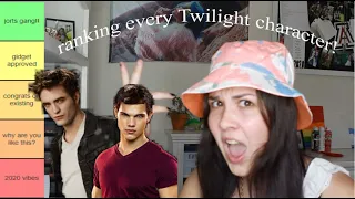 RANKING EVERY TWILIGHT CHARACTER!! (get ready to be offended)