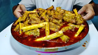 2 Kg Oily Mutton + Chicken Nalli Curry Challenge 😱 Tandoori Roti | Bengali Food 1