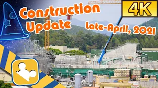 [4K Hong Kong Disneyland] "Arendelle: World of Frozen" Construction Update | (Late-April, 2021)