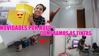 NOVIDADES POR AQUI + COMPRAMOS AS TINTAS| MUDANÇAS NA CASA| Juliane Jocoski