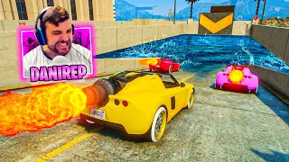 CARRERA INCREIBLE! CUIDADO CON EL AGUA!! - GTA 5 ONLINE