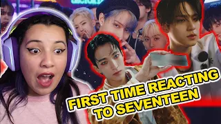 SEVENTEEN FIRST TIME REACTING: HOT, Rock With You, World