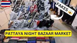 PATTAYA FAKE NIGHT BAZAAR MARKET IN PATTAYA THAILAND 🇹🇭