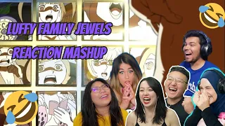 Luffy's family jewels funny moments - Reaction Mashup