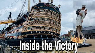 VICTORY THE WORLD OLDEST COMMISSIONED WAR SHIP #PORTSMOUTH  ENGLAND