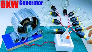 FREE ELECTRICITY GENERATOR 5KW MOTOR COPPER COIL 3 MAGNET ROTATE 220V FREE ENERGY GENERATOR
