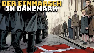 Die Deutsche Invasion in Dänemark: Das Land, das Nach Einem Tag des Krieges Fiel