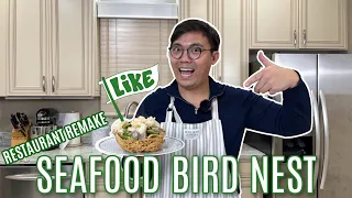 SEAFOOD BIRD NEST | CLASSIC AUTHENTIC CHINESE BANQUET DISH | RESTAURANT REMAKE | INTERMEDIATE LEVEL