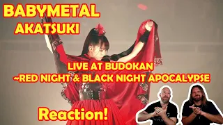 Musicians react to hearing BABYMETAL - AKATSUKI「紅月アカツキ」BLACK NIGHT HD1080p