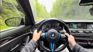 POV BMW F10 M5 Backroad Drive and Chat (part2)