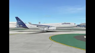 Infinite Flight A330 BUTTER MACHINE Landing - #swiss001landing