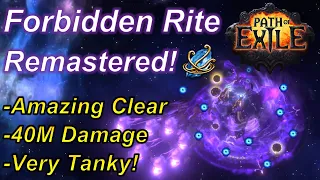 [3.24] The Best Forbidden Rite build Returns! (Tanky + 40M damage) - Path of Exile Best Build